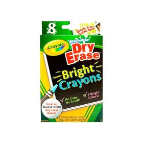 Crayola Dry Erase Brights Crayons Large Size
