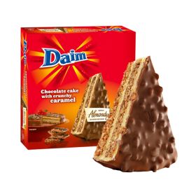 Daim Almondy Chocolate Cake with Crunchy Caramel