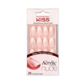 Kiss Salon Acrylic French Nude Nails