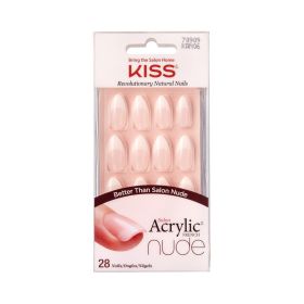 Kiss Salon Acrylic French Nude Nails