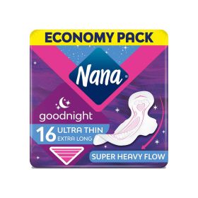 Nana Ultra Thin Night Sanitary Pads with Wings