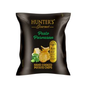 Hunter's Gourmet Pesto Parmesan Hand Cooked Potato Chips