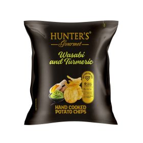 Hunter's Gourmet Wasabi & Turmeric Hand Cooked Potato Chips