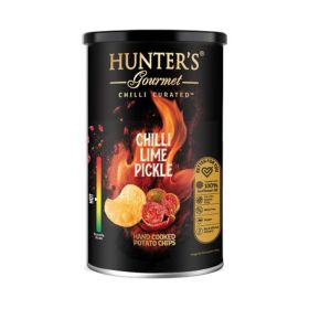 Hunters Gourmet Chili Lime Pickle Potato Chips