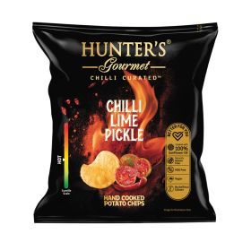 Hunters Gourmet Chili Lime Pickle Potato Chips