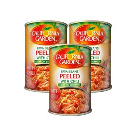 California Garden Fava Beans Peeled with Chilli