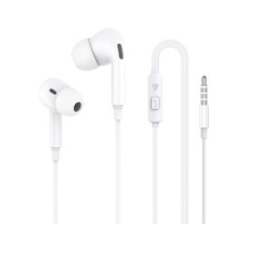 Totulife Series Stereo Wired Earphones 3.5mm - White
