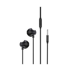 Totulife Series Metal Stereo Wired Earphones 3.5mm - Black