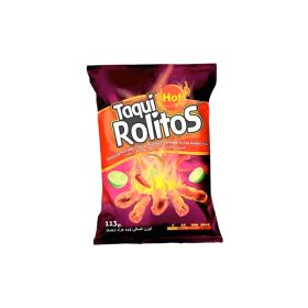 Taqui Rolitos Hot Chilli Paper and Lime Tortilla Chips