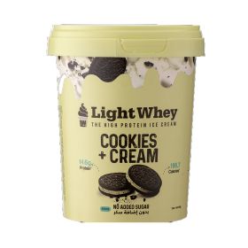 Light Whey High Protein Cookies & Cream Ice Cream