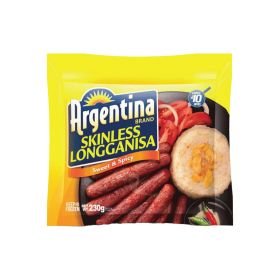 Argentina Skinless Pork Longganisa Sweet & Spicy (Non Halal)