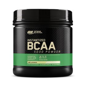 Optimum Nutrition Unflavored Instantized BCAA 5000 Powder Supplement