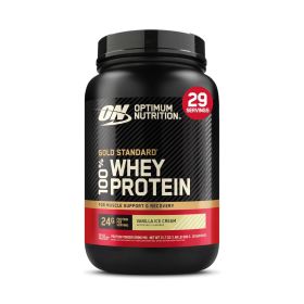 Optimum Nutrition Gold Standard Vanilla Ice Cream 100% Whey Protein Powder
