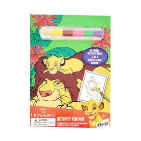 Skoodle Lion King Activity Fun Pad with Stackable Crayon