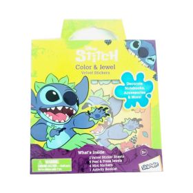 Disney Stitch Color & Jewel Velvet Stickers Activity Booklet