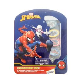 Skoodle Spider-Man Coloring Set with Shaped Crayon