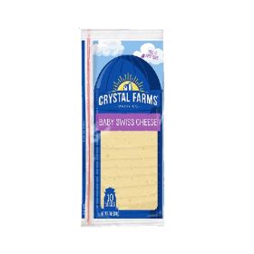 Crystal Farms Baby Swiss Cheese Singles