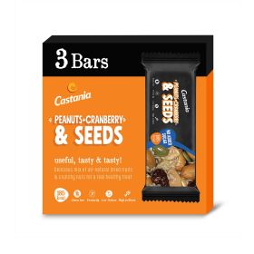 Castania Peanuts Cranberry and Seeds Sugar Free Bar