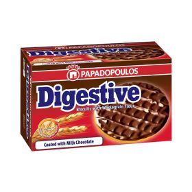 Papadopoulos Digestive Biscuits Coated with Milk Chocolate
