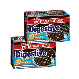 Papadopoulos Dark Chocolate Digestive Biscuits