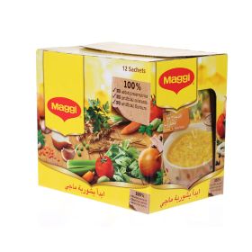 Maggi Soup Chicken with ABC Pasta