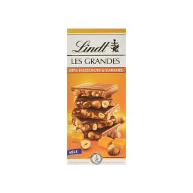 Lindt Les Grandes Milk Hazelnut & Caramel Bar