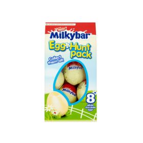 Milkybar White Chocolate Easter Egg Hunt Carton