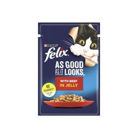 Purina Felix As Good As It Looks With Beef In Jelly