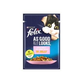 Purina Felix As Good As It Looks With Trout & Green Bean In Jelly