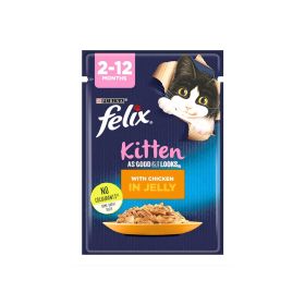 Purina Felix Kitten As Good As It Looks With Chicken In Jelly