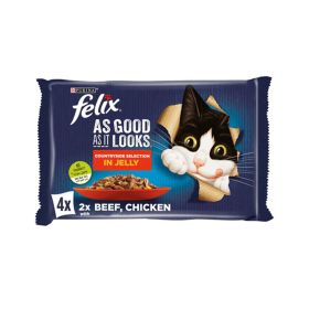 Purina Felix As Good As It Looks Beef & Chicken Wet Cat Food