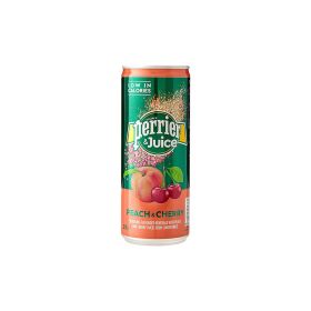 Perrier & Juice Peach And Cherry 250ml