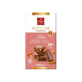 Frey Supreme Crunchy Almond Milk Chocolate