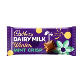 Cadbury Dairy Milk Winter Mint Crisp Chocolate