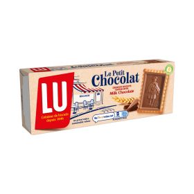 Le Petit Chocolat Crunchy Biscuits Topped with Milk Chocolate