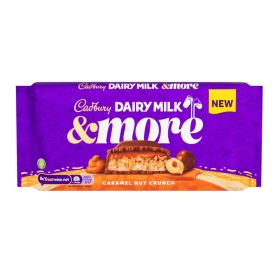 Cadbury Dairy Milk & More Caramel Nut Crunch Chocolate Bar