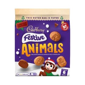 Cadbury Limited Edition Festive Animals Biscuits