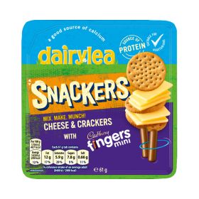 Dairylea Cheese & Crackers Snackers with Cadbury Mini Fingers