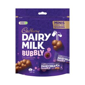 Cadbury Dairy Milk Bubbly Milk Chocolate Mini Bag