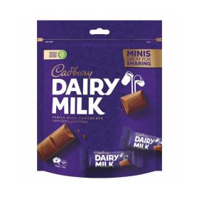 Cadbury Dairy Milk Plain Mini Family Milk Chocolates