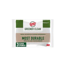 Scotch Brite Non Scratch Recycled  Scrubber Sponge