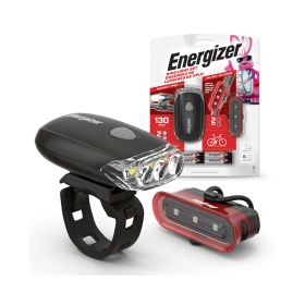 Energizer Bike Set Headlight & Tail Light 130 Lumens