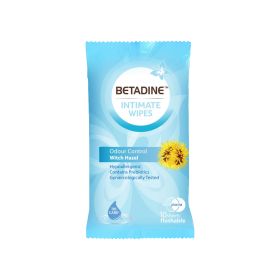 Betadine Intimate Wipes Witch Hazel