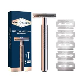 King C Gillete Double Edge Razor With Blades