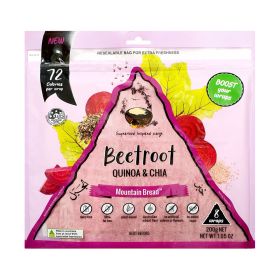 Mountain Bread Beetroot, Quinoa & Chia Wraps