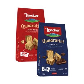 Loacker Quadratini Wafers Assorted Flavours