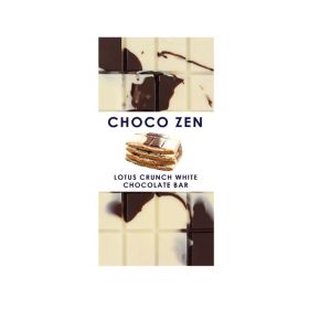Choco Zen Lotus Crunch White Chocolate Bar