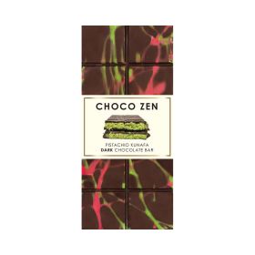 Choco Zen Pistachio Kunafa Dark Dubai Chocolate Bar