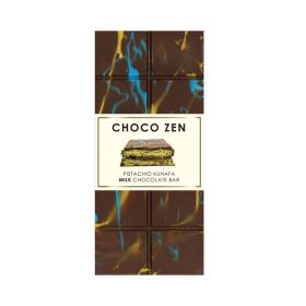 Choco Zen Pistachio Kunafa Milk Dubai Chocolate Bar