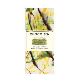 Choco Zen Pistachio Kunafa White Dubai Chocolate Bar